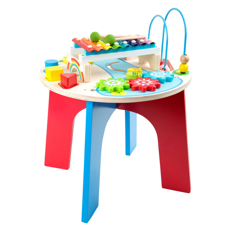 Afbeelding laden in galerijviewer, Small foot - houten activiteiten en muziektafel 2in1
