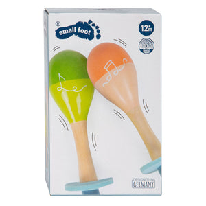 Small foot - houten maracas groovy beats
