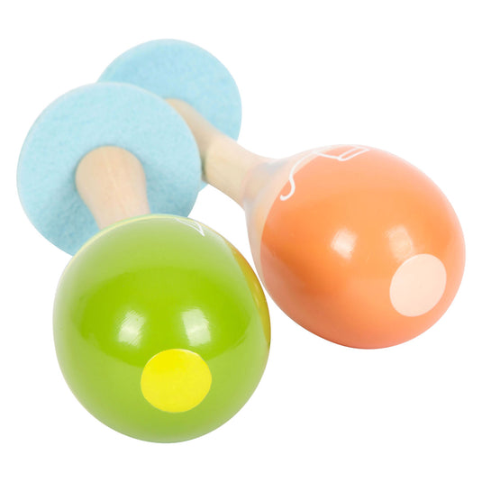 Small foot - houten maracas groovy beats