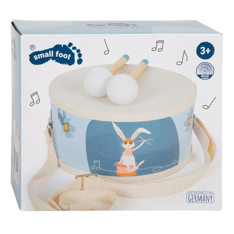 Afbeelding laden in galerijviewer, Small foot - houten trommel groovy beats met stokken, 3dlg.
