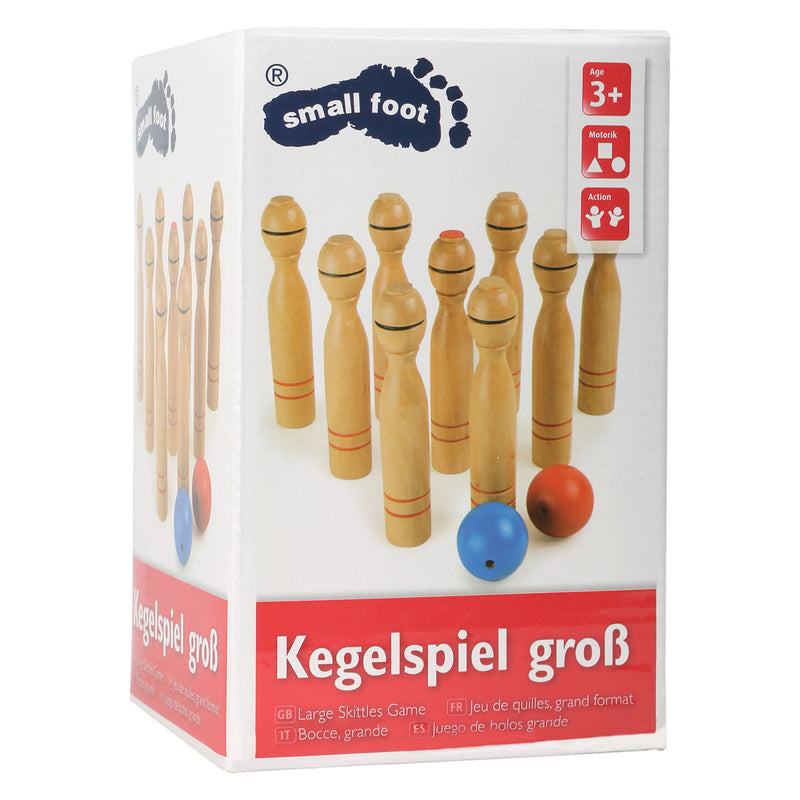 Afbeelding laden in galerijviewer, Small foot - houten kegelspel, 11dlg.
