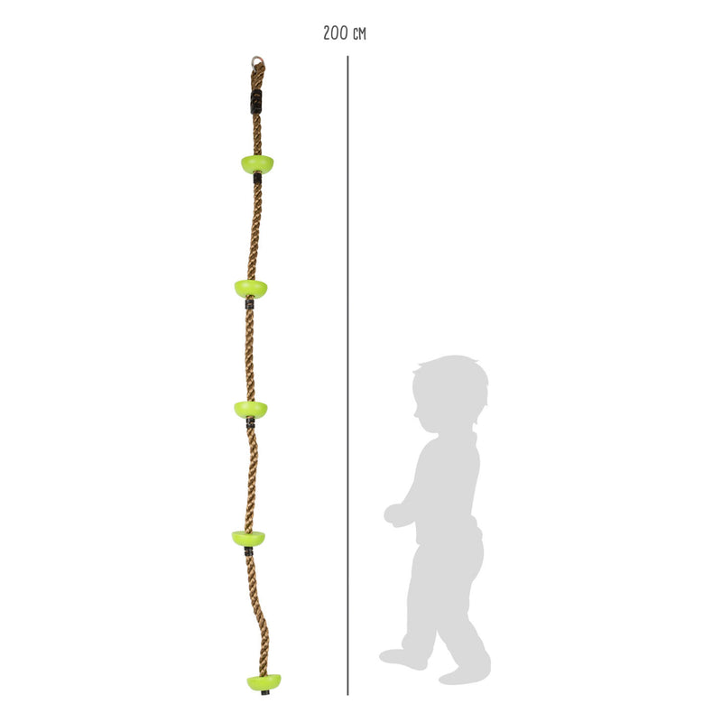 Afbeelding laden in galerijviewer, Small foot - klimtouw groen, 200cm
