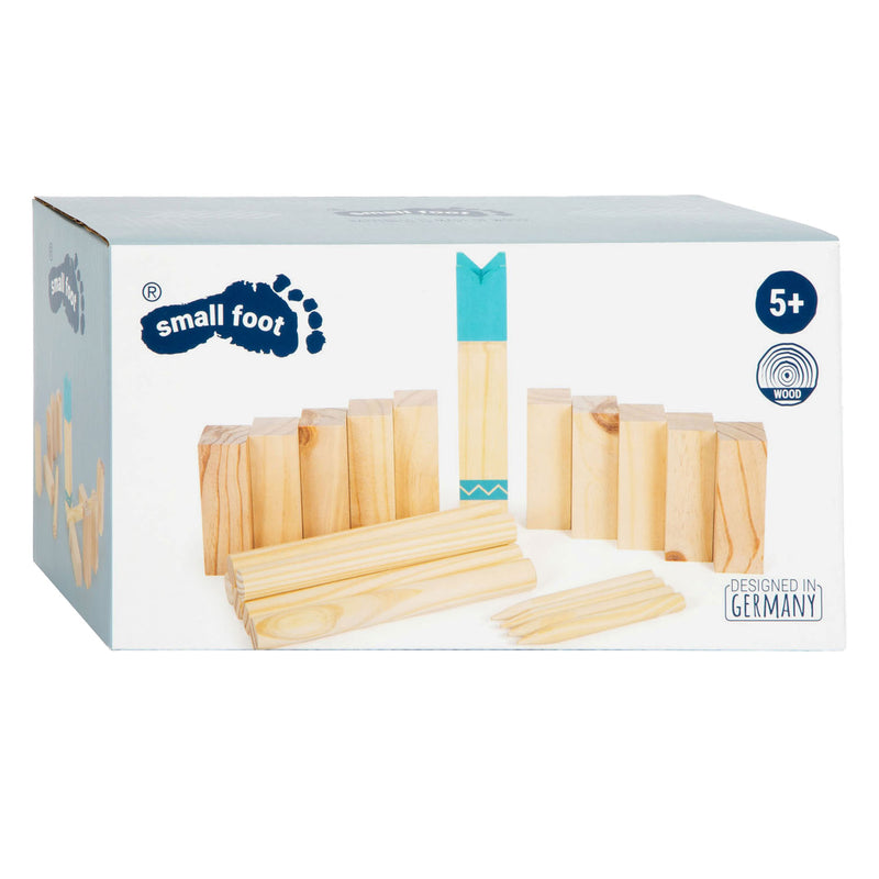 Afbeelding laden in galerijviewer, Small foot - houten kub compact werpspel, 21dlg.
