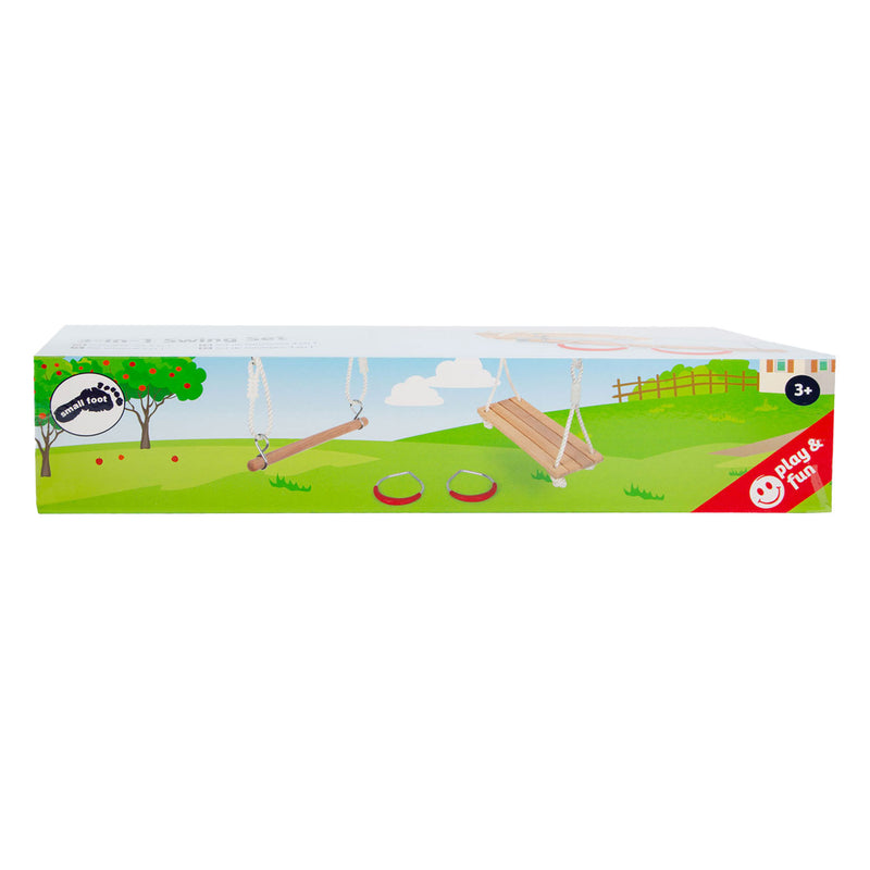 Afbeelding laden in galerijviewer, Small foot - houten schommelset 3in1
