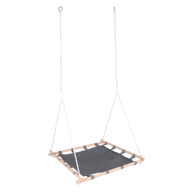 Afbeelding laden in galerijviewer, Small foot - nestschommel met houten frame, 100x100cm
