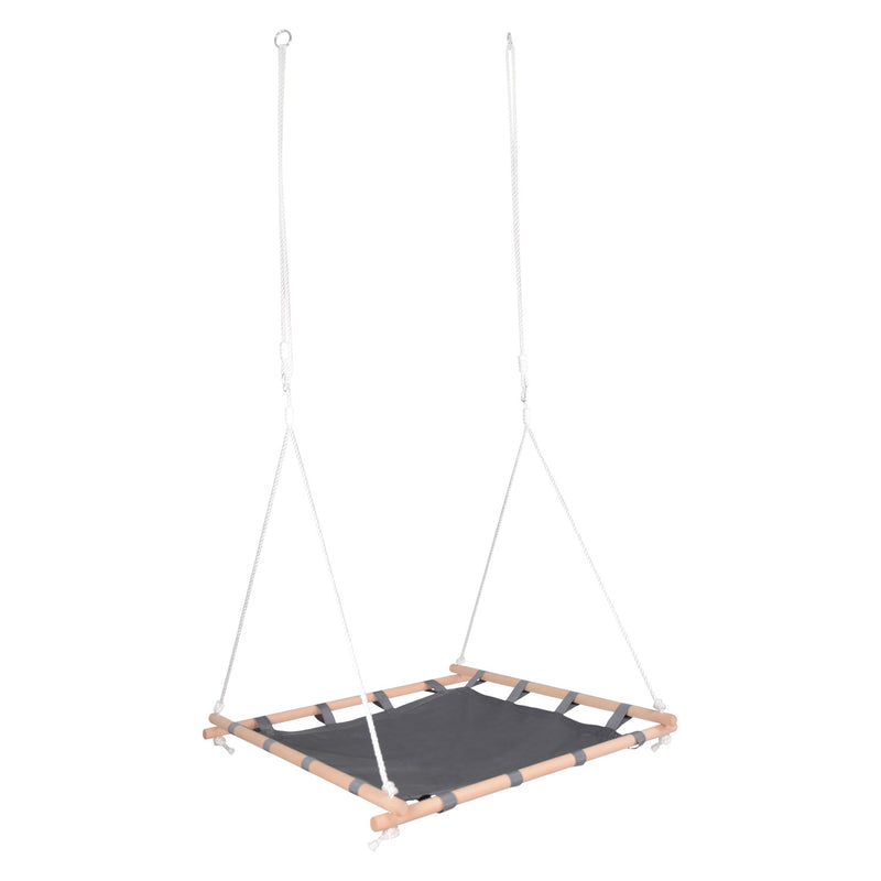 Afbeelding laden in galerijviewer, Small foot - nestschommel met houten frame, 100x100cm
