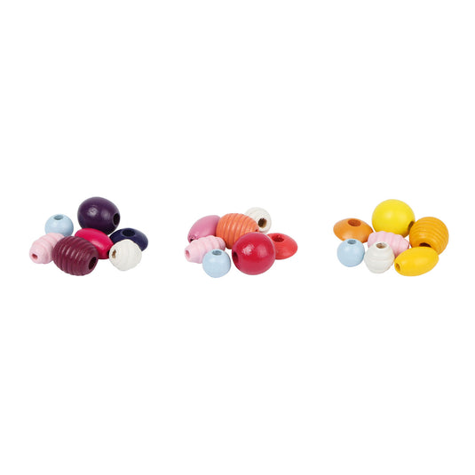 Small foot - houten kralen sieraden maken cupcake