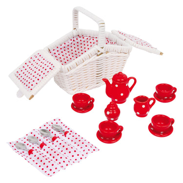Small Foot Houten Picknickmand Tina met Servies, 19dlg.