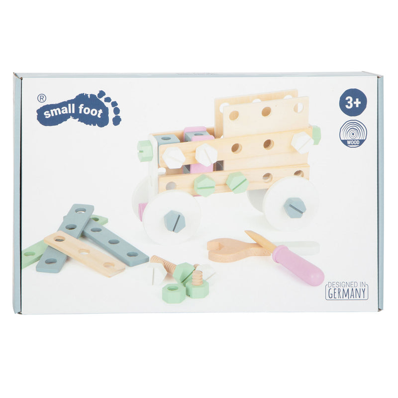 Afbeelding laden in galerijviewer, Small foot - houten bouwconstructieset nordic, 67dlg.
