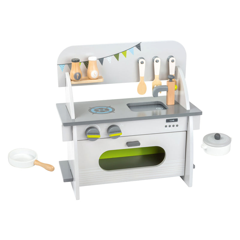 Afbeelding laden in galerijviewer, Small foot - houten speelkeuken compact, 9dlg.
