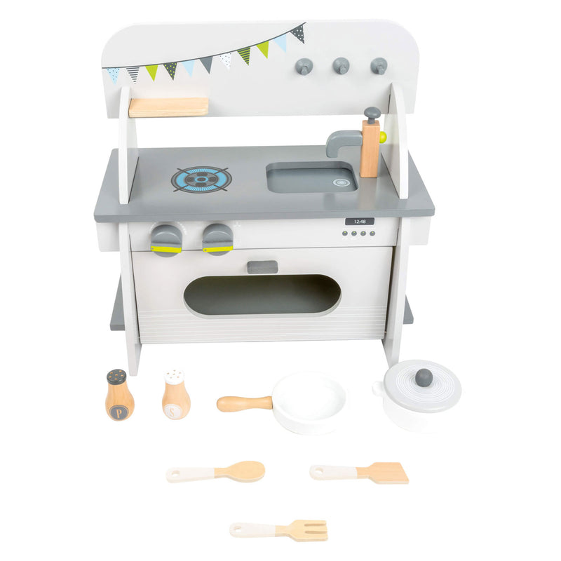 Afbeelding laden in galerijviewer, Small foot - houten speelkeuken compact, 9dlg.
