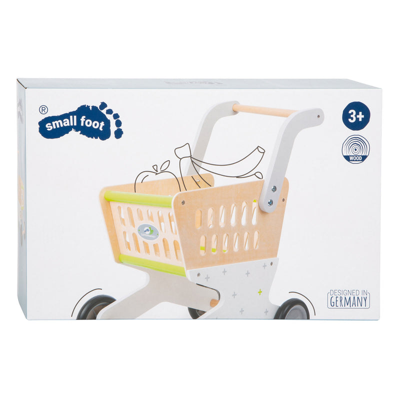 Afbeelding laden in galerijviewer, Small foot - houten winkelwagen supermarkt
