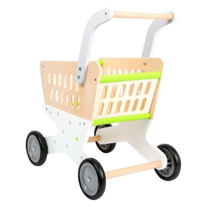 Afbeelding laden in galerijviewer, Small foot - houten winkelwagen supermarkt
