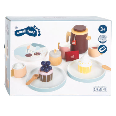 Small foot - houten koffie en theeset tasty, 16dlg.