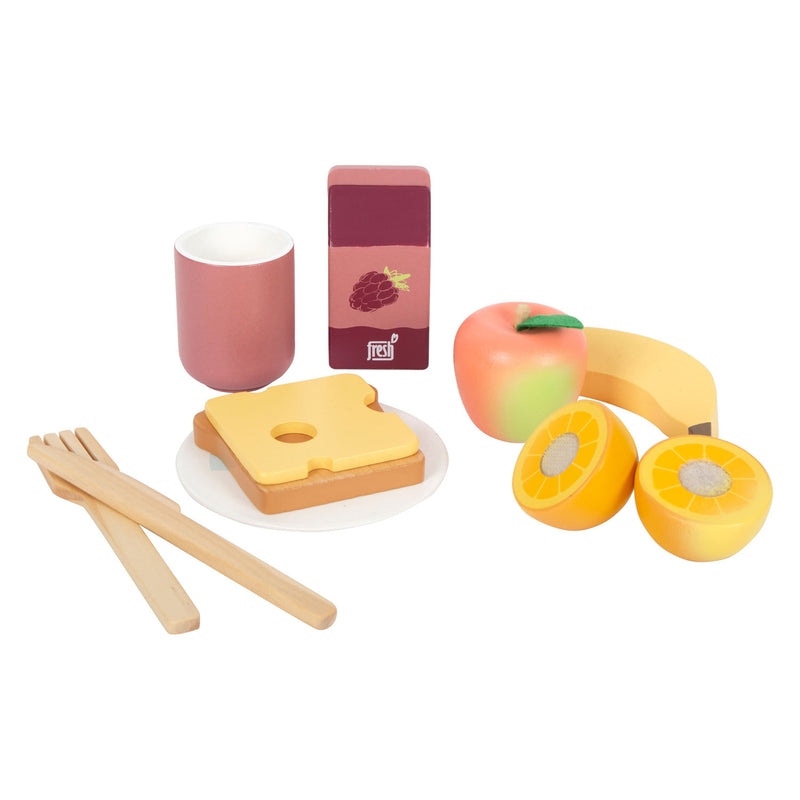 Afbeelding laden in galerijviewer, Small foot - picknickset met houten speeleten tasty, 26dlg.
