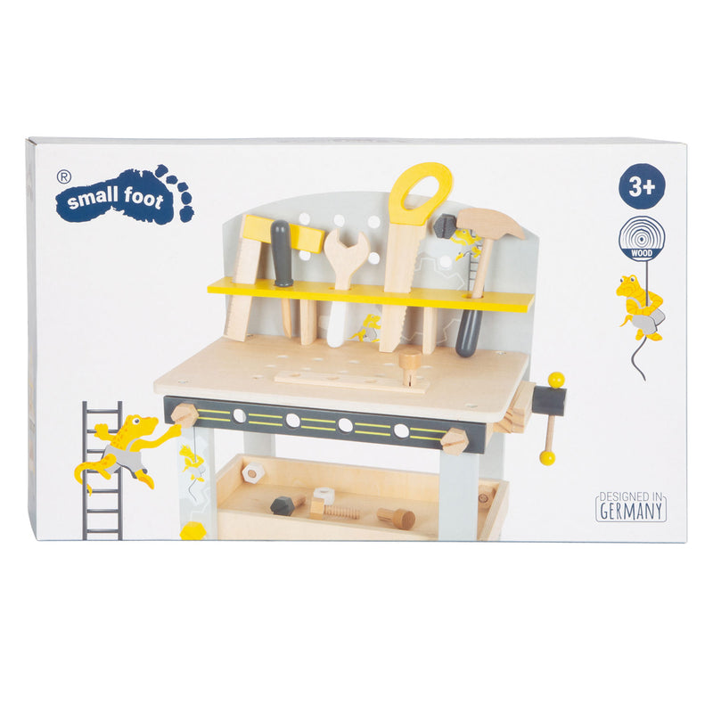 Afbeelding laden in galerijviewer, Small foot - houten werkbank compact miniwob, 34dlg.
