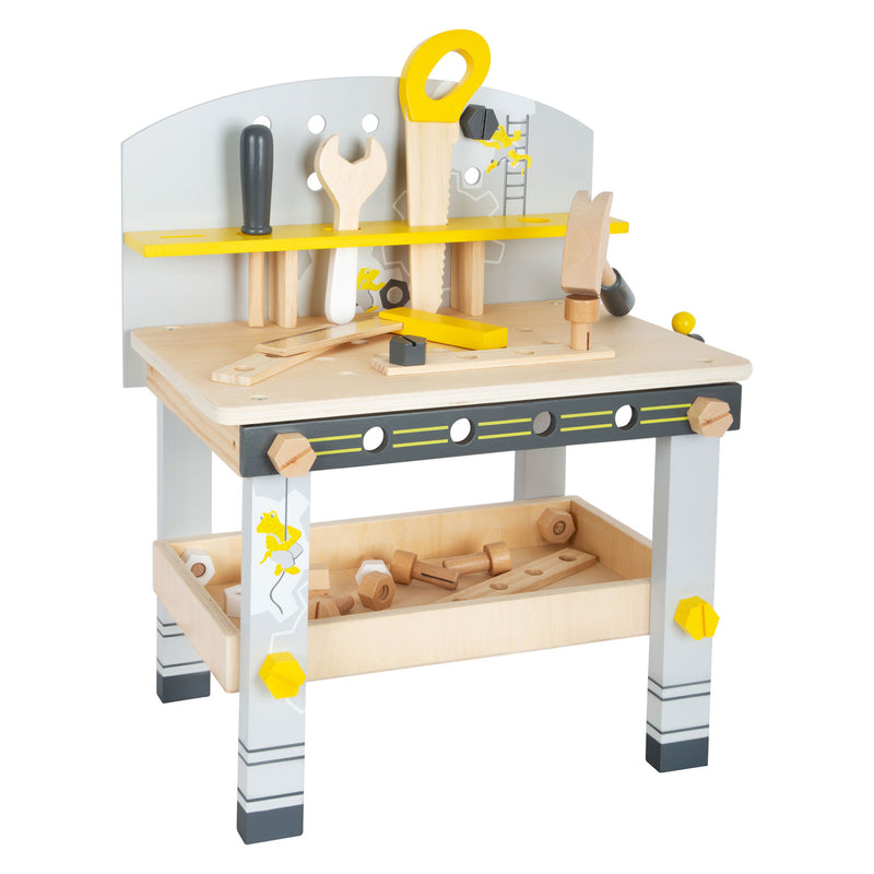 Afbeelding laden in galerijviewer, Small foot - houten werkbank compact miniwob, 34dlg.
