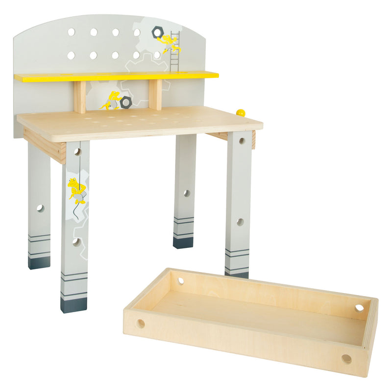 Afbeelding laden in galerijviewer, Small foot - houten werkbank compact miniwob, 34dlg.

