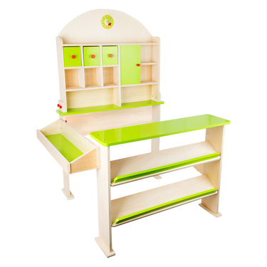 Small foot - houten markt en winkelkraam
