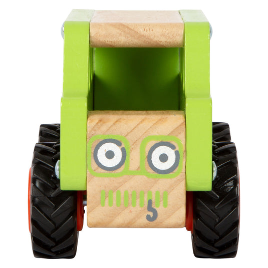 Small foot - houten off-road jeep groen