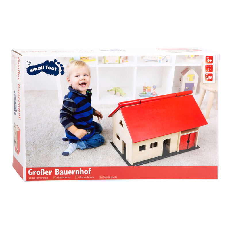 Afbeelding laden in galerijviewer, Small Foot Houten Boerderij met Open Dak
