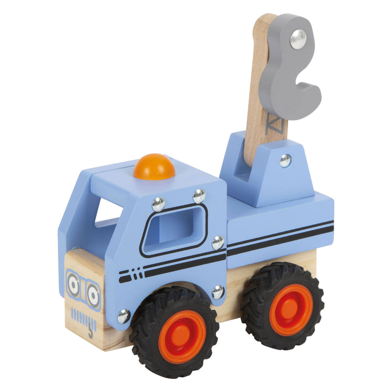 Afbeelding laden in galerijviewer, Small foot - houten sleepwagen blauw

