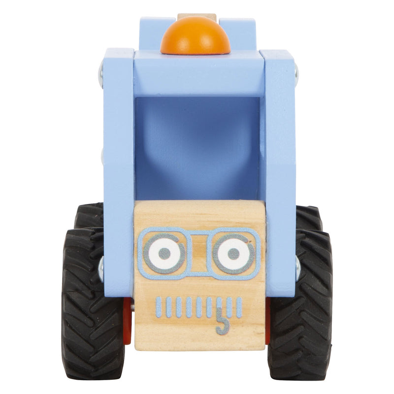 Afbeelding laden in galerijviewer, Small foot - houten sleepwagen blauw
