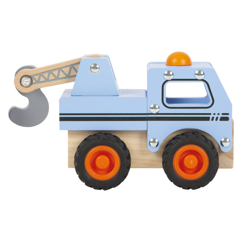 Afbeelding laden in galerijviewer, Small foot - houten sleepwagen blauw
