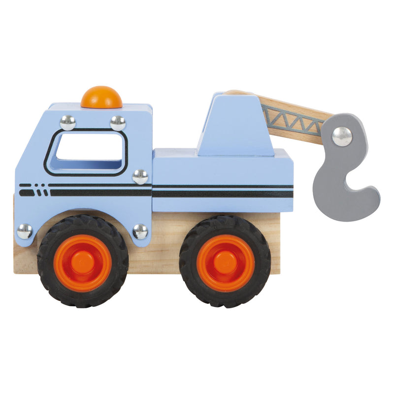 Afbeelding laden in galerijviewer, Small foot - houten sleepwagen blauw
