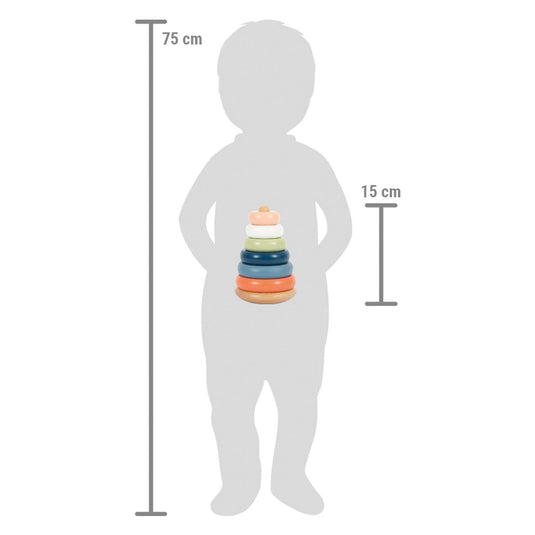 Small foot - houten stapeltoren arctic, 7dlg.