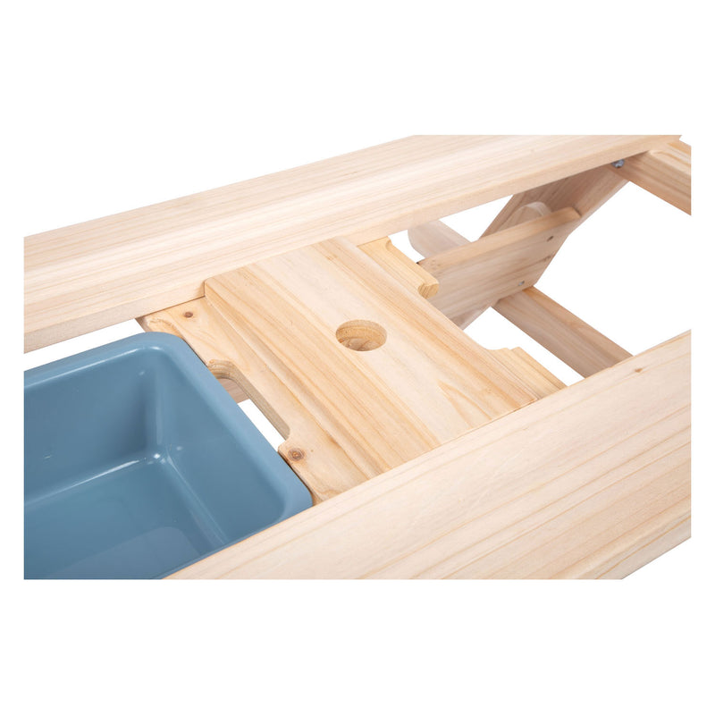 Afbeelding laden in galerijviewer, Small foot - houten picknick- en moddertafel
