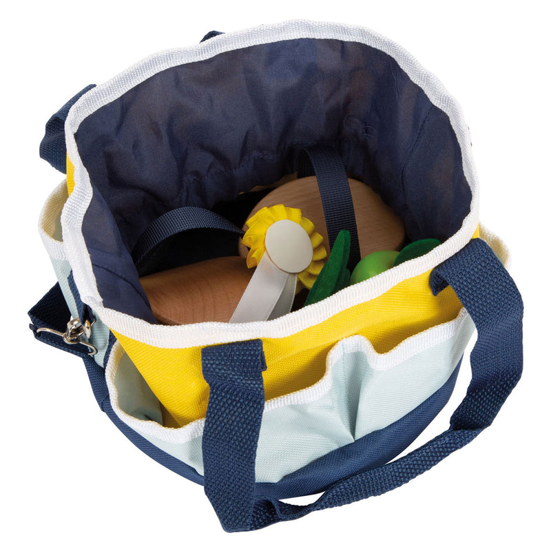 Afbeelding laden in galerijviewer, Small foot - houten paardenverzorgingsset met tas, 8dlg.
