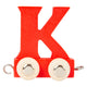 Small foot - houten lettertrein kleur - k