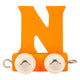 Small foot - houten lettertrein kleur - n