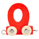 Small foot - houten lettertrein kleur - o