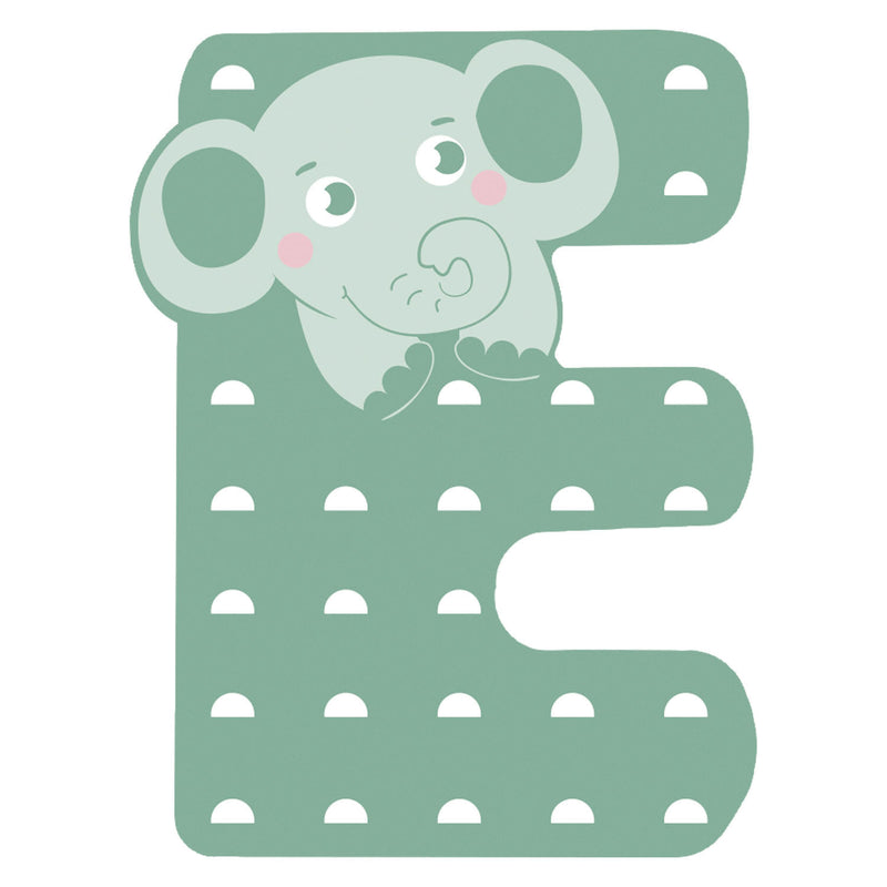 Afbeelding laden in galerijviewer, Small foot - houten dieren kinderletter - e
