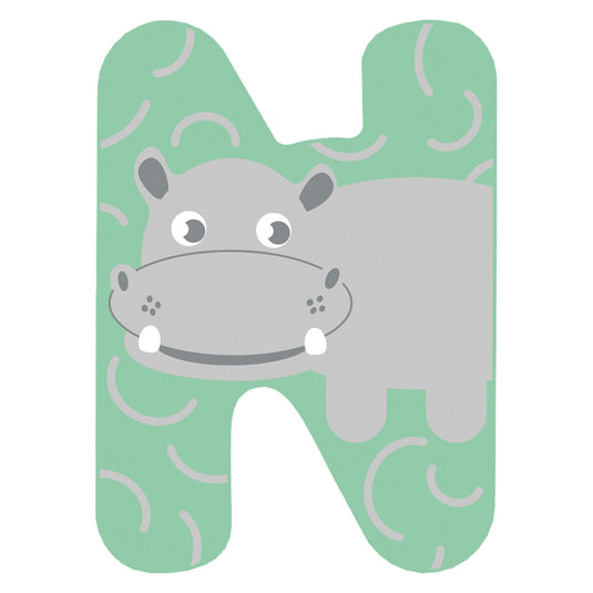 Small foot - houten dieren kinderletter - n