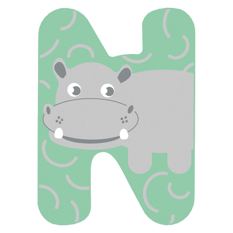 Afbeelding laden in galerijviewer, Small foot - houten dieren kinderletter - n
