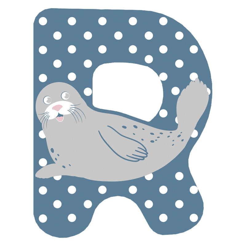 Afbeelding laden in galerijviewer, Small foot - houten dieren kinderletter - r
