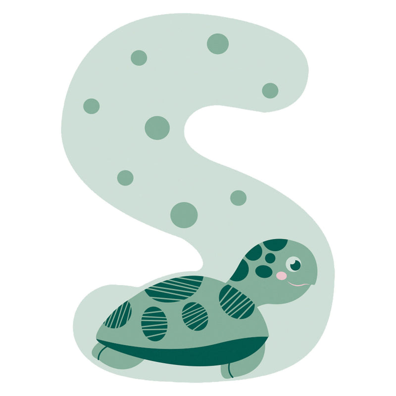 Afbeelding laden in galerijviewer, Small foot - houten dieren kinderletter - s
