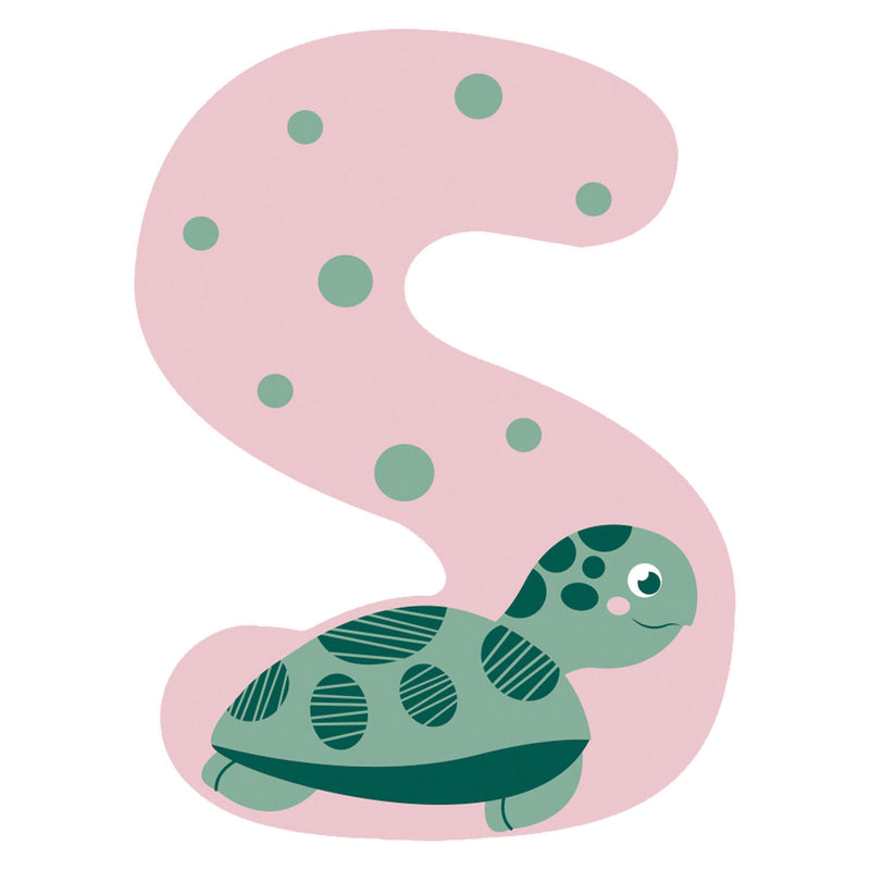 Afbeelding laden in galerijviewer, Small foot - houten dieren kinderletter - s
