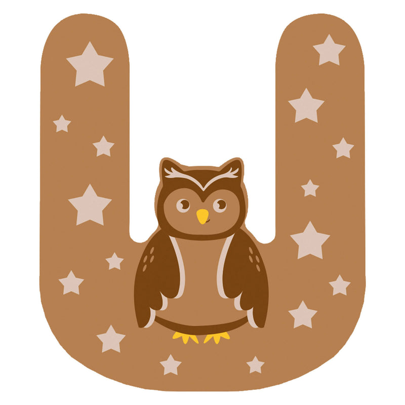 Afbeelding laden in galerijviewer, Small foot - houten dieren kinderletter - u
