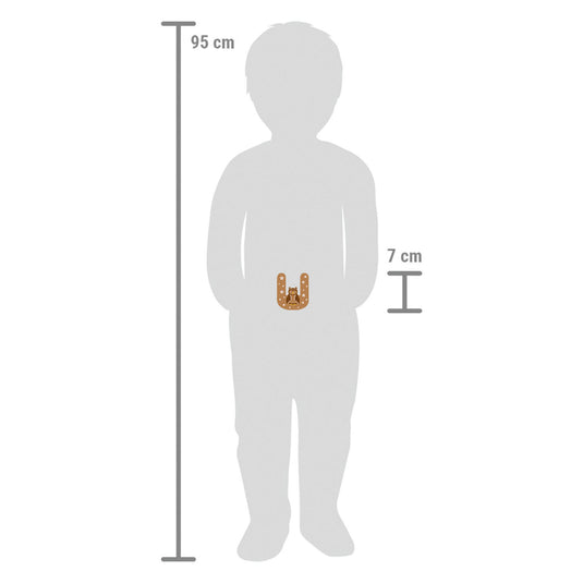 Small foot - houten dieren kinderletter - u
