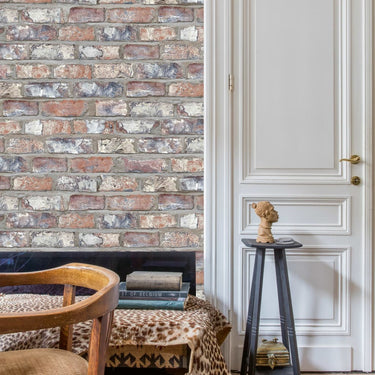Dutch wallcoverings behang bakstenen meerkleurig ew3103