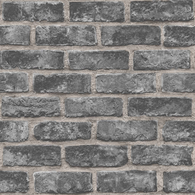 Afbeelding laden in galerijviewer, Dutch wallcoverings dutch wallcoverings behang bakstenen zwart
