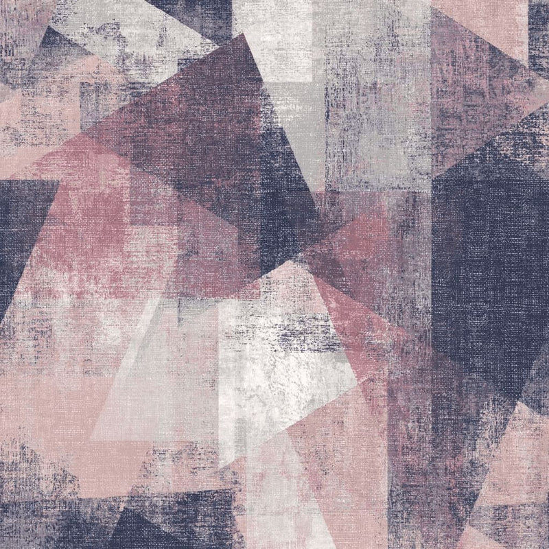 Afbeelding laden in galerijviewer, Dutch wallcoverings behang perspectieven roze en paars
