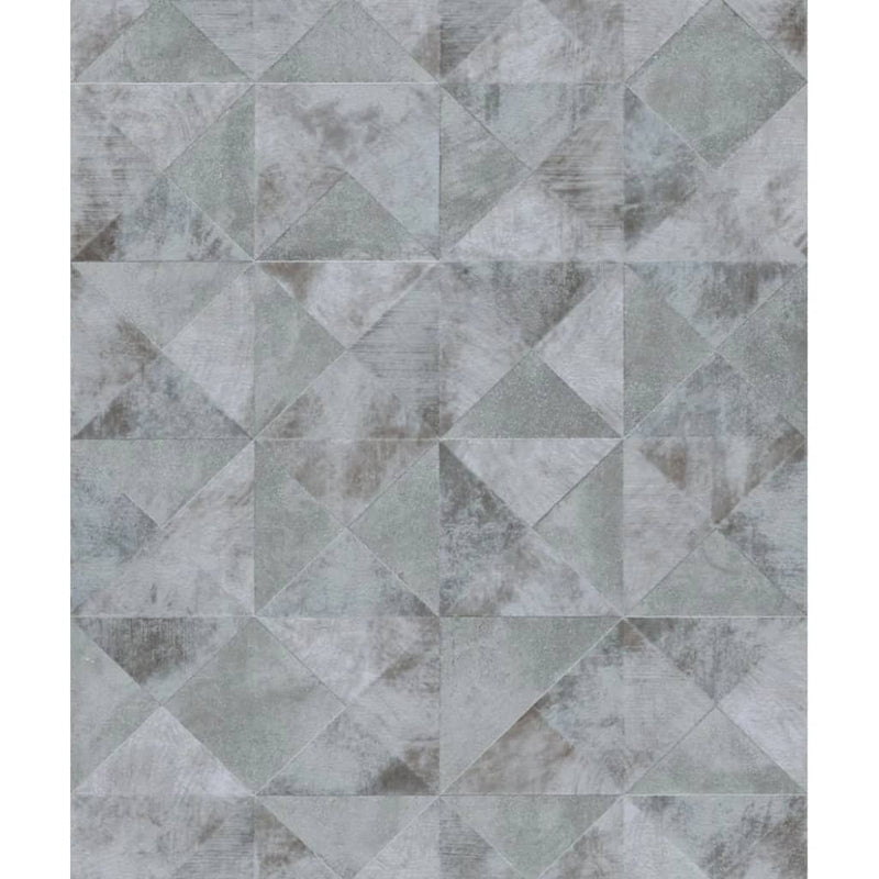 Afbeelding laden in galerijviewer, Noordwand behang topchic graphic shapes facet metallic grijs
