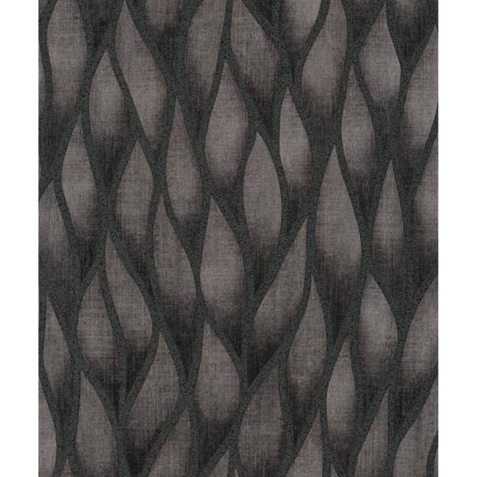 Noordwand behang topchic flames and drops metallic grijs