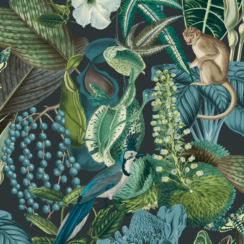 Afbeelding laden in galerijviewer, Dutch wallcoverings behang amazon meerkleurig

