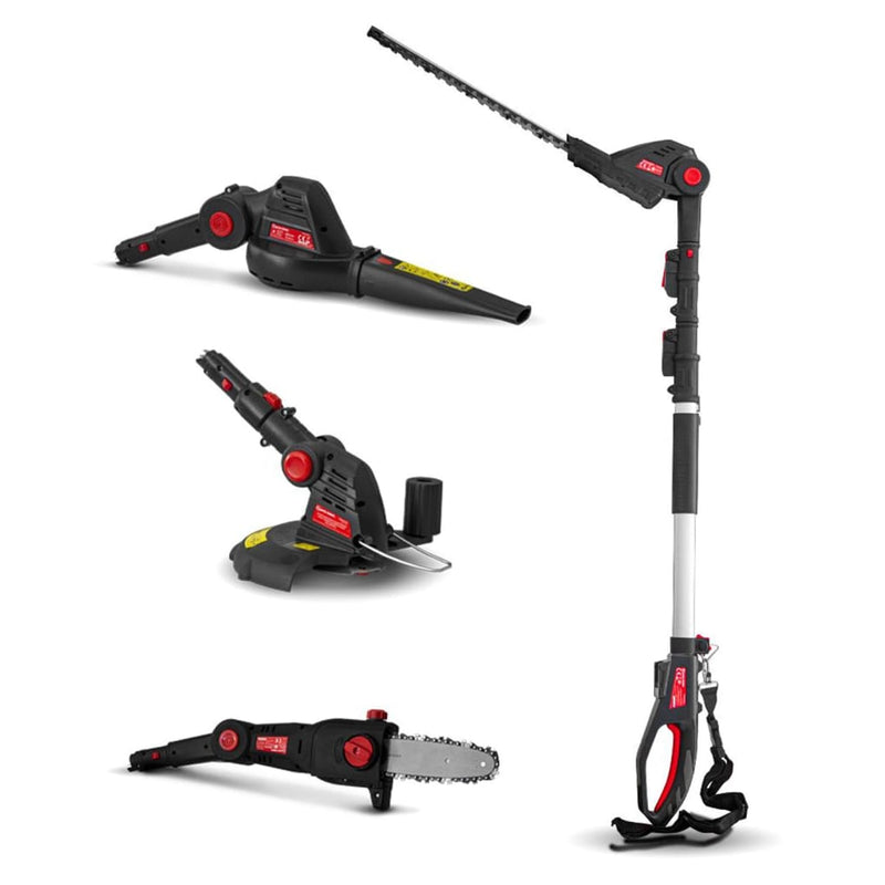 Afbeelding laden in galerijviewer, ELEM Garden Technic ELEM Garden Technic Tuingereedschap 4-in-1 oplaadbaar 20 V
